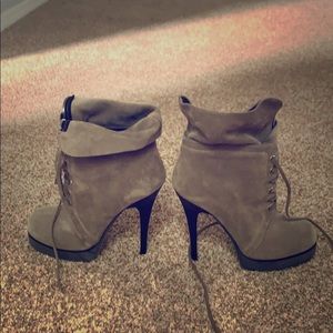Giuseppe Zanotti Suede Platform Booties size 8